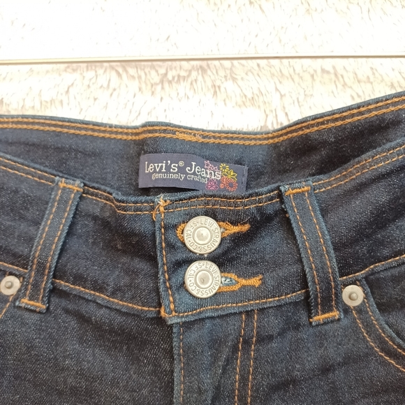LEVIS JEAN SHORTS JUNIOR GENUINELY CRAFTED SIZE 5 - Picture 6 of 8